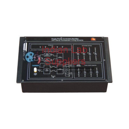 Single Phase Controlled Rectifier with Ramp Comparator Firing Scheme